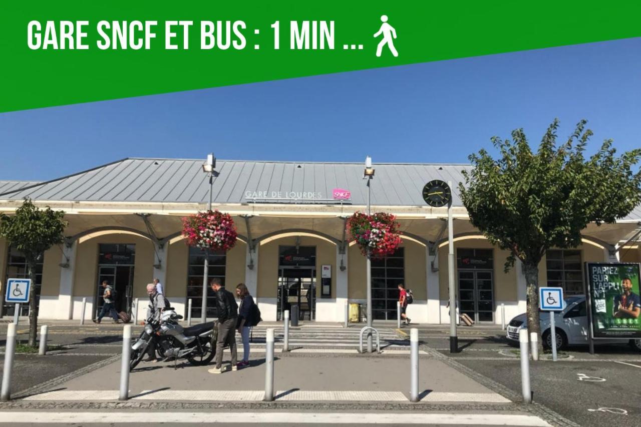 Апартаменты Loc Trotteur Le Fleur Des Champs F2 Cosy, Gare Sncf De Лурд Экстерьер фото